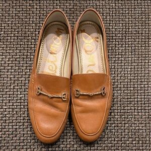 Sam Edelman Tan Leather Loafers